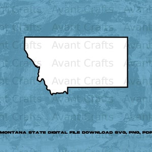 Montana State digital file download svg, png, pdf