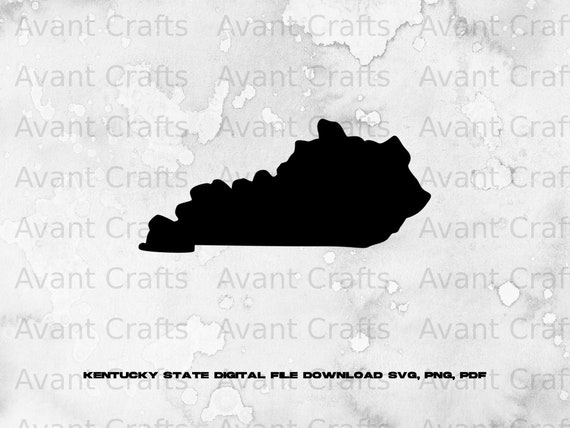 Kentucky State Digital File Download Svg Png Pdf - Etsy