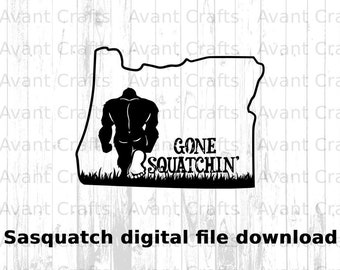 Oregon State Sasquatch digital file download svg, png, pdf
