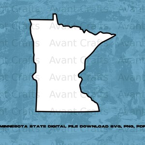 Minnesota State digital file download svg, png, pdf