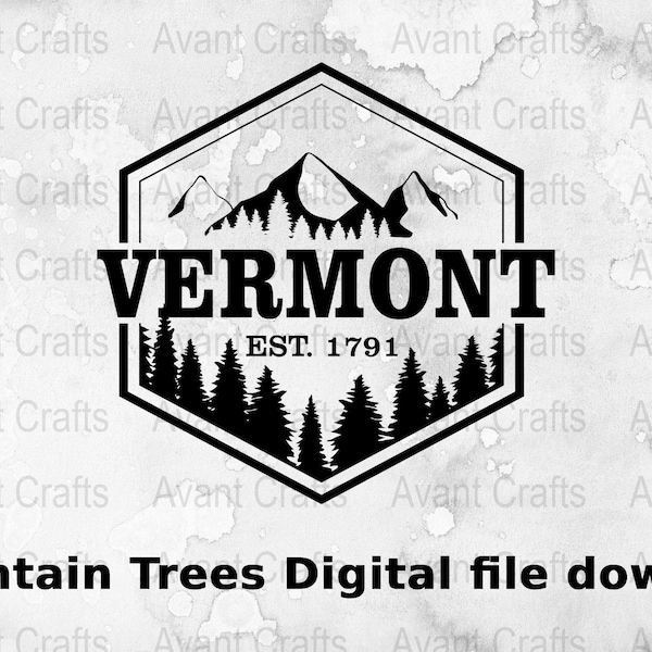 Vermont Digital Art - Etsy