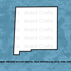 New Mexico State digital file download svg, png, pdf