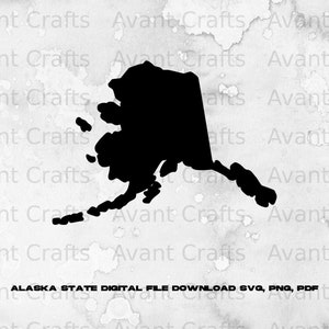Alaska State digital file descargar svg, png, pdf