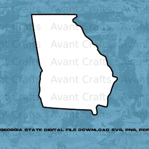Georgia State digital file download svg, png, pdf