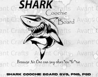 Shark Coochie Board SVG, PNG, PSD