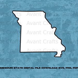 Missouri State digital file download svg, png, pdf