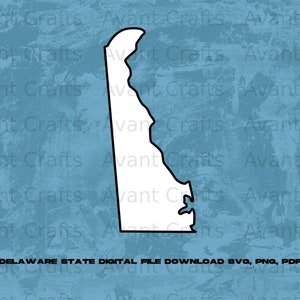 Delaware State digital file download svg, png, pdf