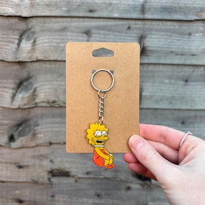 Mental Breakdown Lisa Keyring | Meme Keyring | Funky Keyring | Funny Keyring | Handmade Keyring