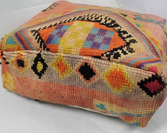 Almofadas vintage pufe marroquino boujad pufe