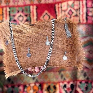 berber leather bag, moroccan leather bag, goat hide handbag, sac fourrure, bolsa de couro de cabra, сумка из козьей кожи,cowboysbag,bohemian