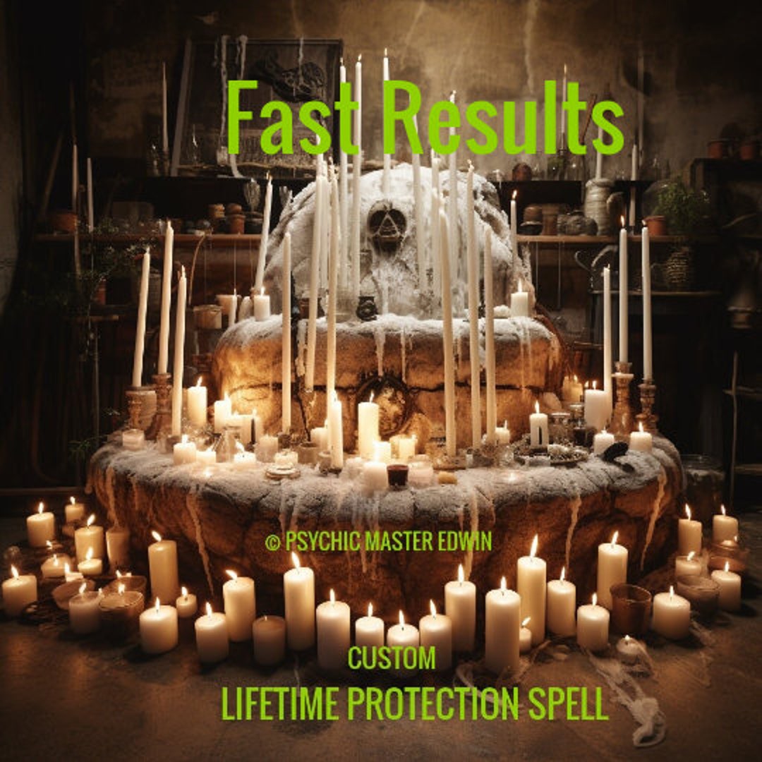 Lifetime Protection Spell From Black Magic, Demons, Enemies, Witches