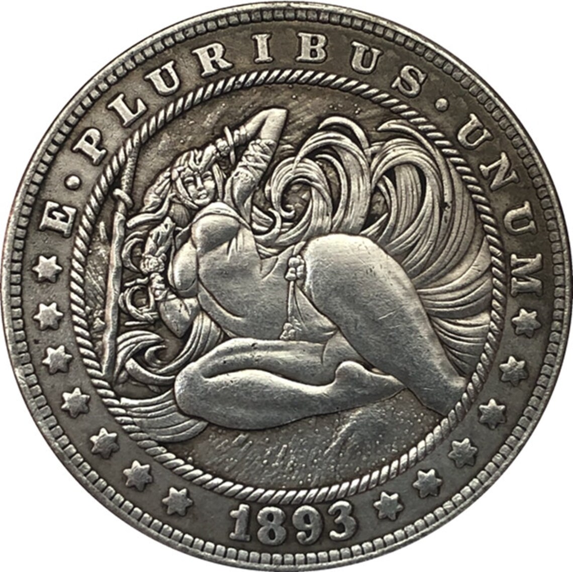 Hobo Nickel coin anime girl 1893 USA Dollar COIN Etsy