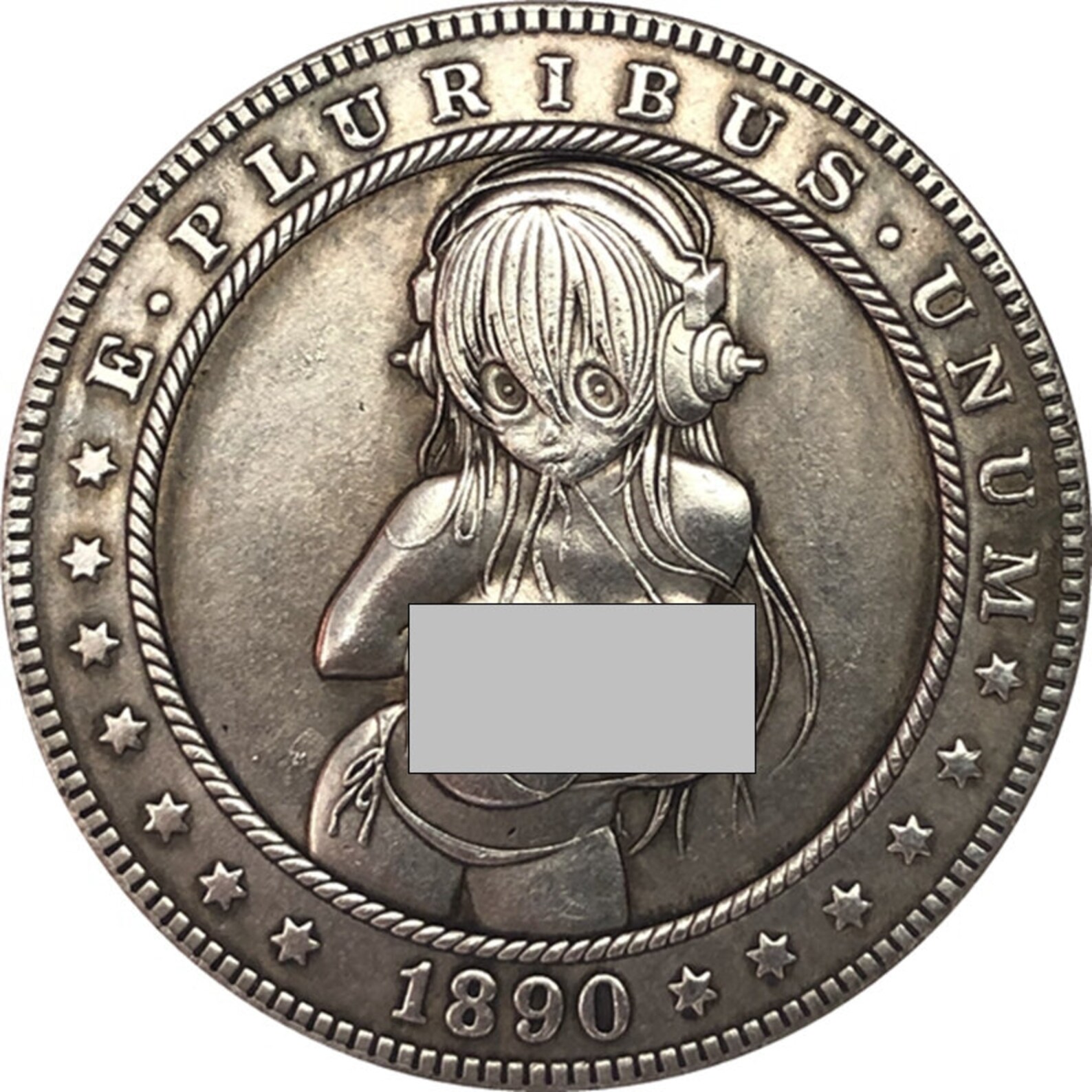Hobo Nickel coin anime girl 1880 USA Dollar COIN Etsy