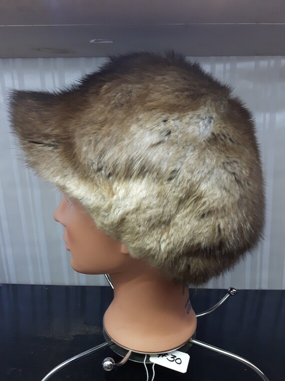Vintage 1960's Genuine Fur Hat. Kates Canada