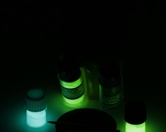 LUMINOUS PASTE KIT diy lume watch hands watchmakers glow lume watches hand dial. Leuchtmasse Set für Zeiger Leuchtpaste