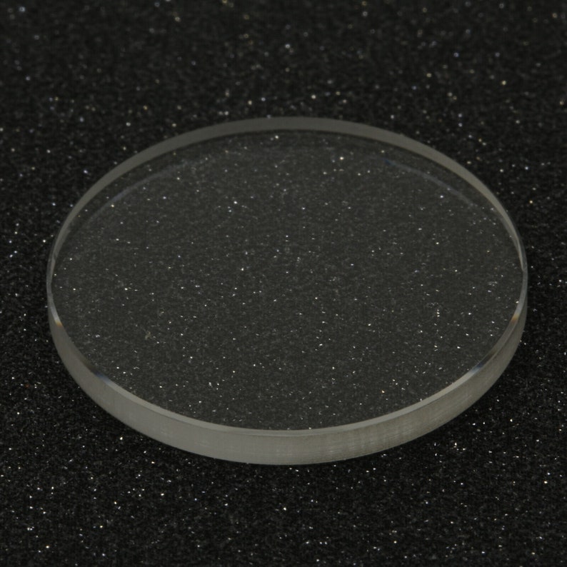 Watch Crystal, Replacement Watch Glass, 2 mm, Ø20 Ø60, UHRENGLAS Ersatzglas Flaches Mineralglas zdjęcie 5