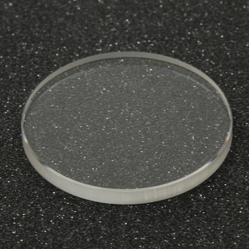 Verre de montre, verre de montre de remplacement, 2 mm, Ø20 Ø60, UHRENGLAS Verre de remplacement Verre minéral plat image 4