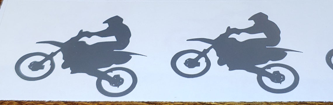 Motorcross vinyl decal. Motorcycle rider. motorbike. New | Etsy