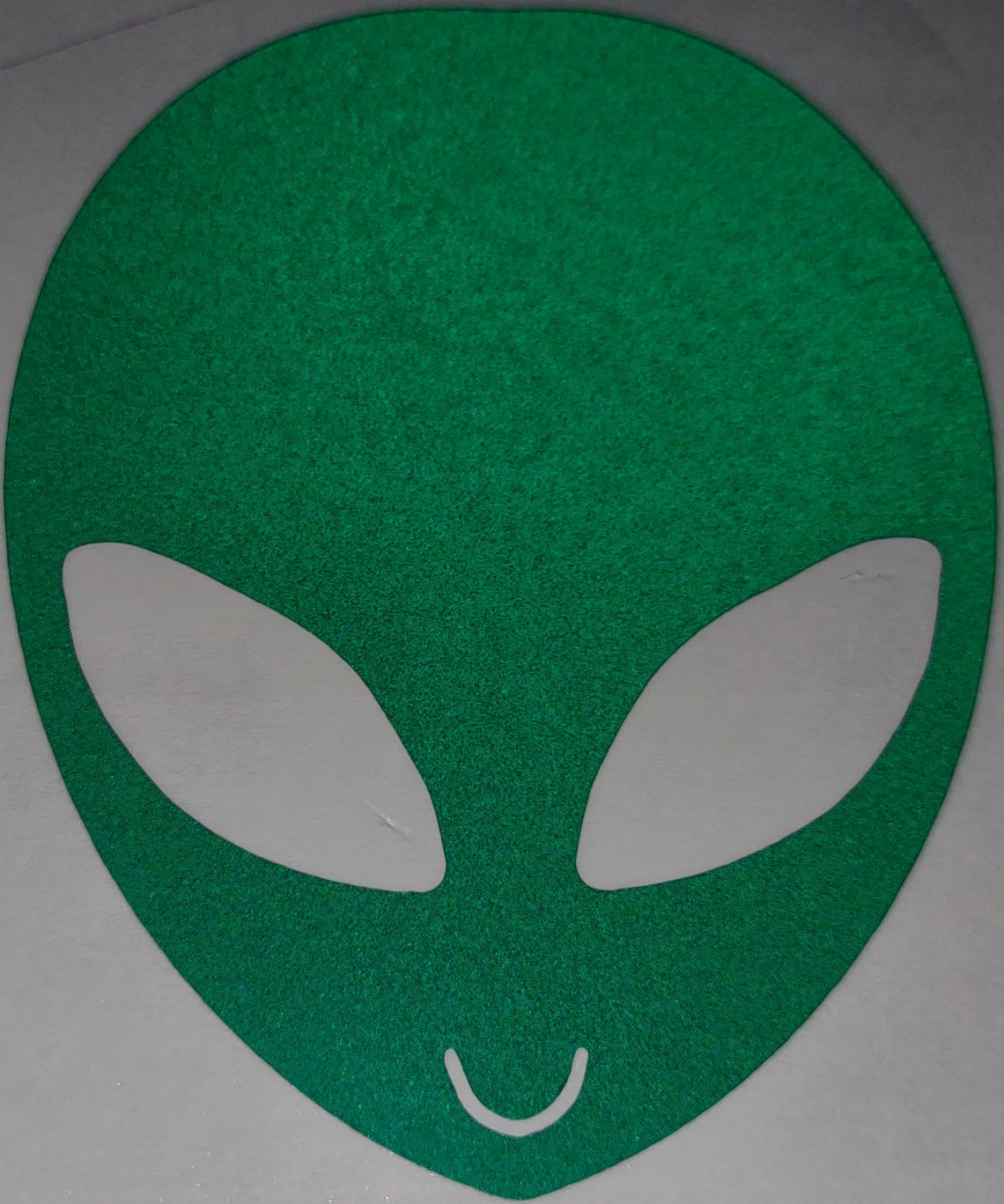 ALIEN HEAD Green Reflective Vinyl Decal. New Custom Reflective Etsy