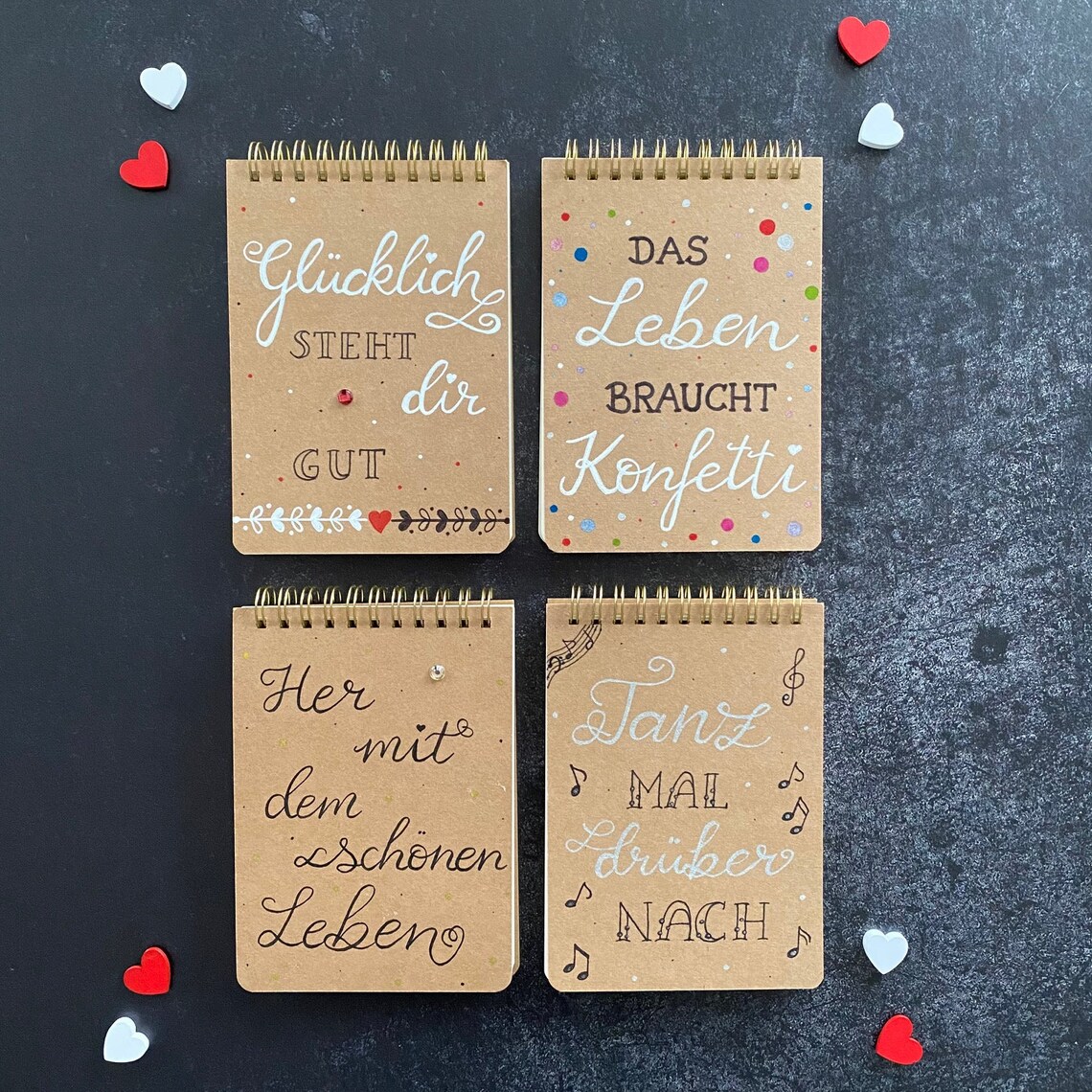 Notizbuch Ringbuchnotizbuch Notizblock mit Spruch Unikate Etsy