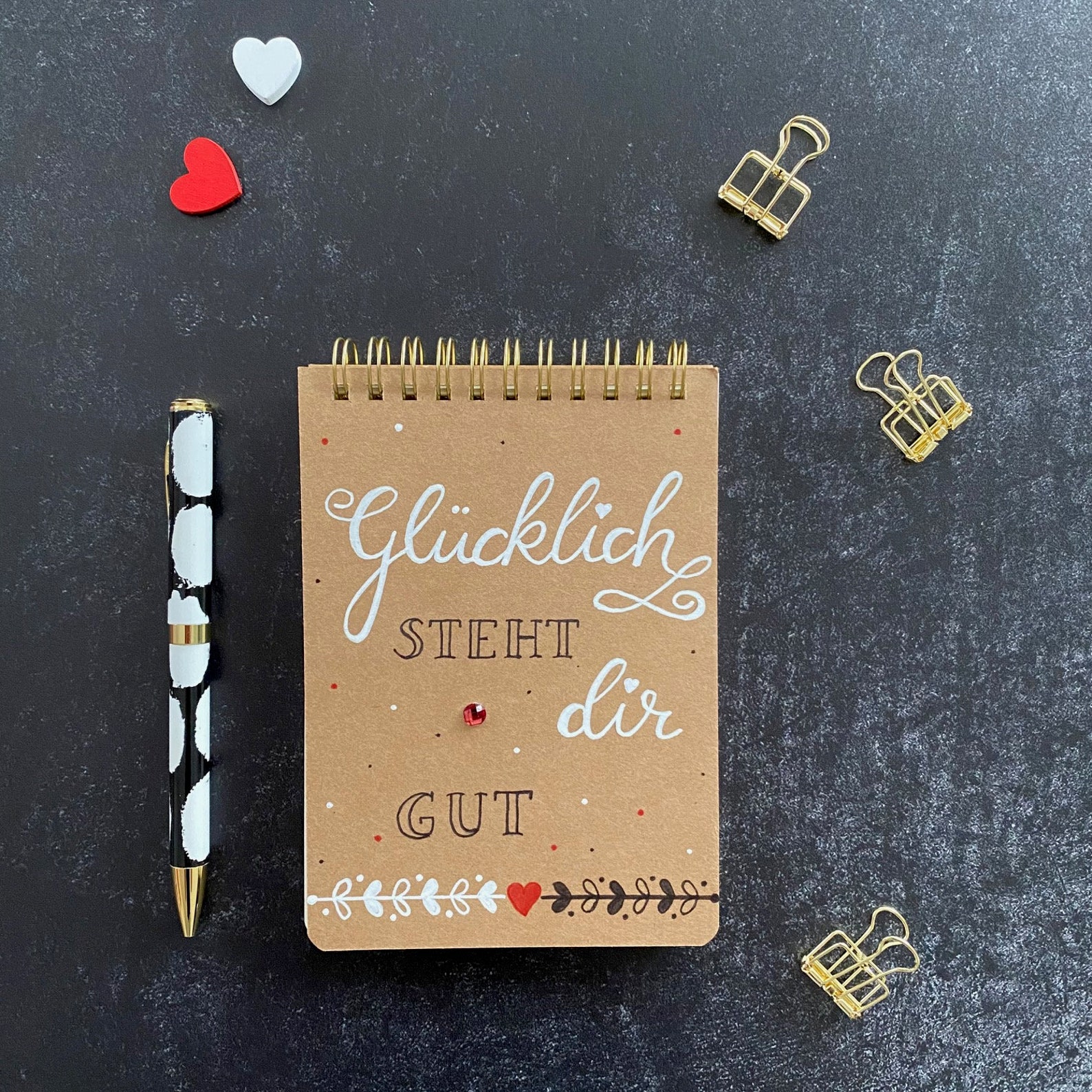 Notizbuch Ringbuchnotizbuch Notizblock mit Spruch Unikate Etsy