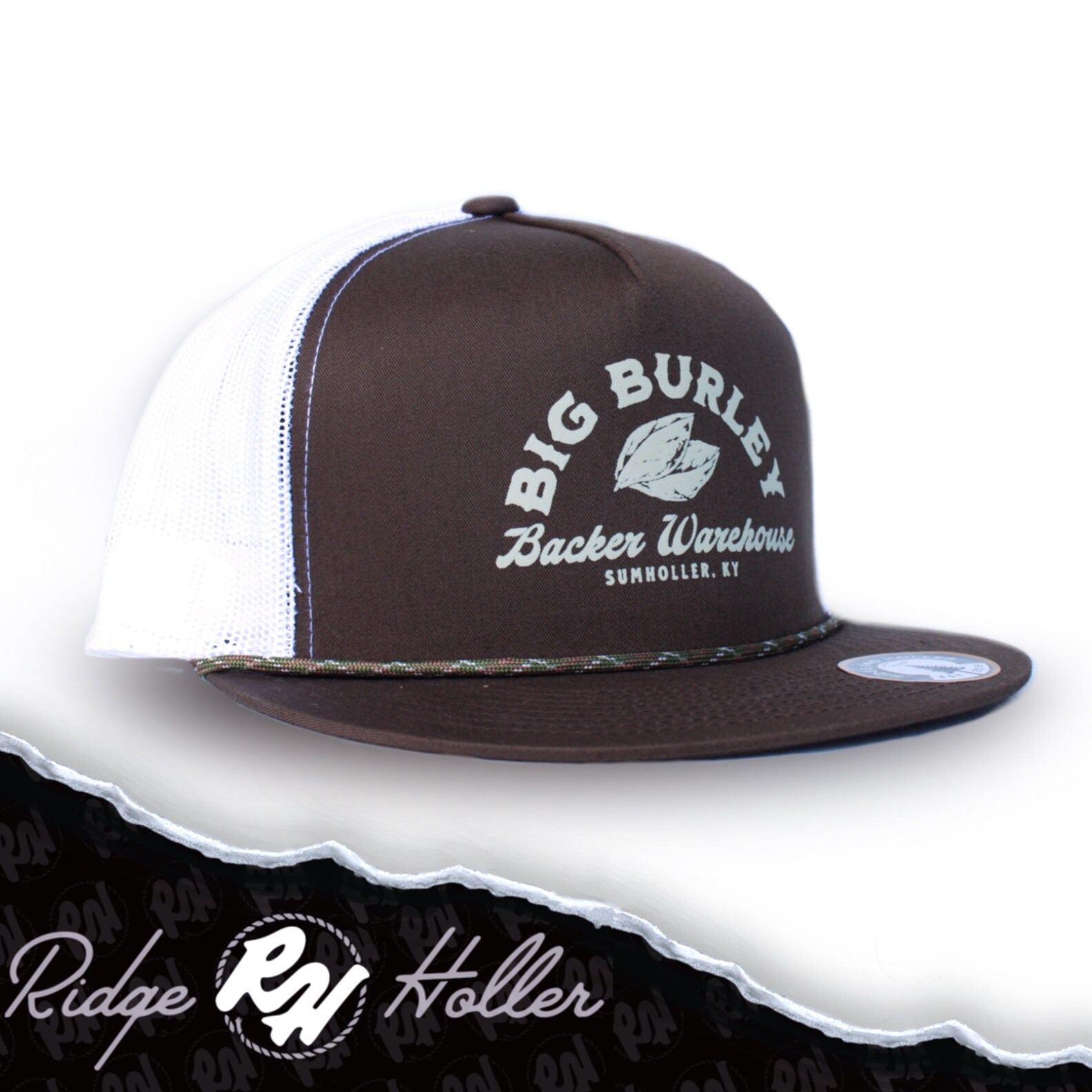 Farming Hat Heritage Hat Tobacco Rope Hat Flat Bill Hat Ridge and Holler Big Burley Etsy