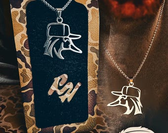 Necklace// Duck Bill // Stainless Steel Pendant and Necklace// Stainless Steel// Farming// Duck Hunting// Hunting// country// Duck Bill