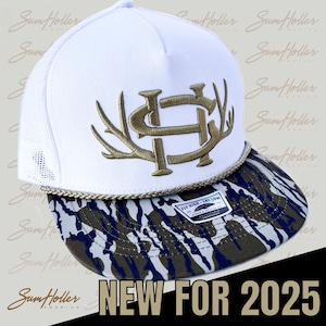 Fetcher-Hut / Südamerikanischer Hut / Tabak / Strickhut / Flachhut / Ridge and Holler / Sumholler / SumRack Camo / flatbill / camo /