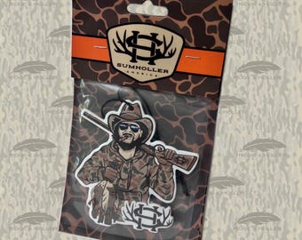 Quack King Air Freshener: Duck Hunting Camo - Black Ice Scent
