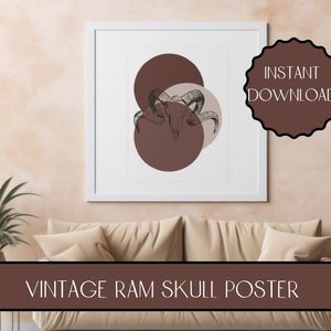 Impresión de arte vintage Cartel del suroeste Impresión vintage Impresión de arte digital Boho Cartel del suroeste digital