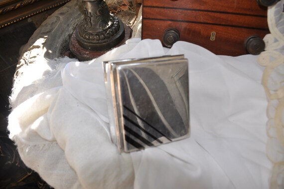 Wonderful  Agora Germany Silver  Art Deco Cigaret… - image 1