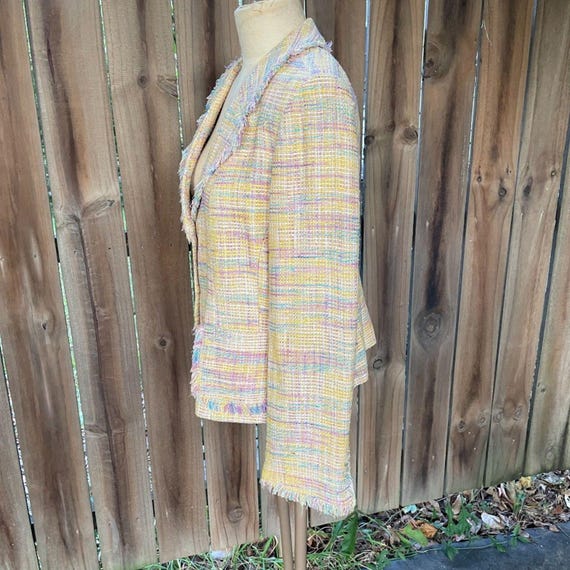 Vintage y2k NEIMAN MARCUS Silk Blend Novelty Twee… - image 6