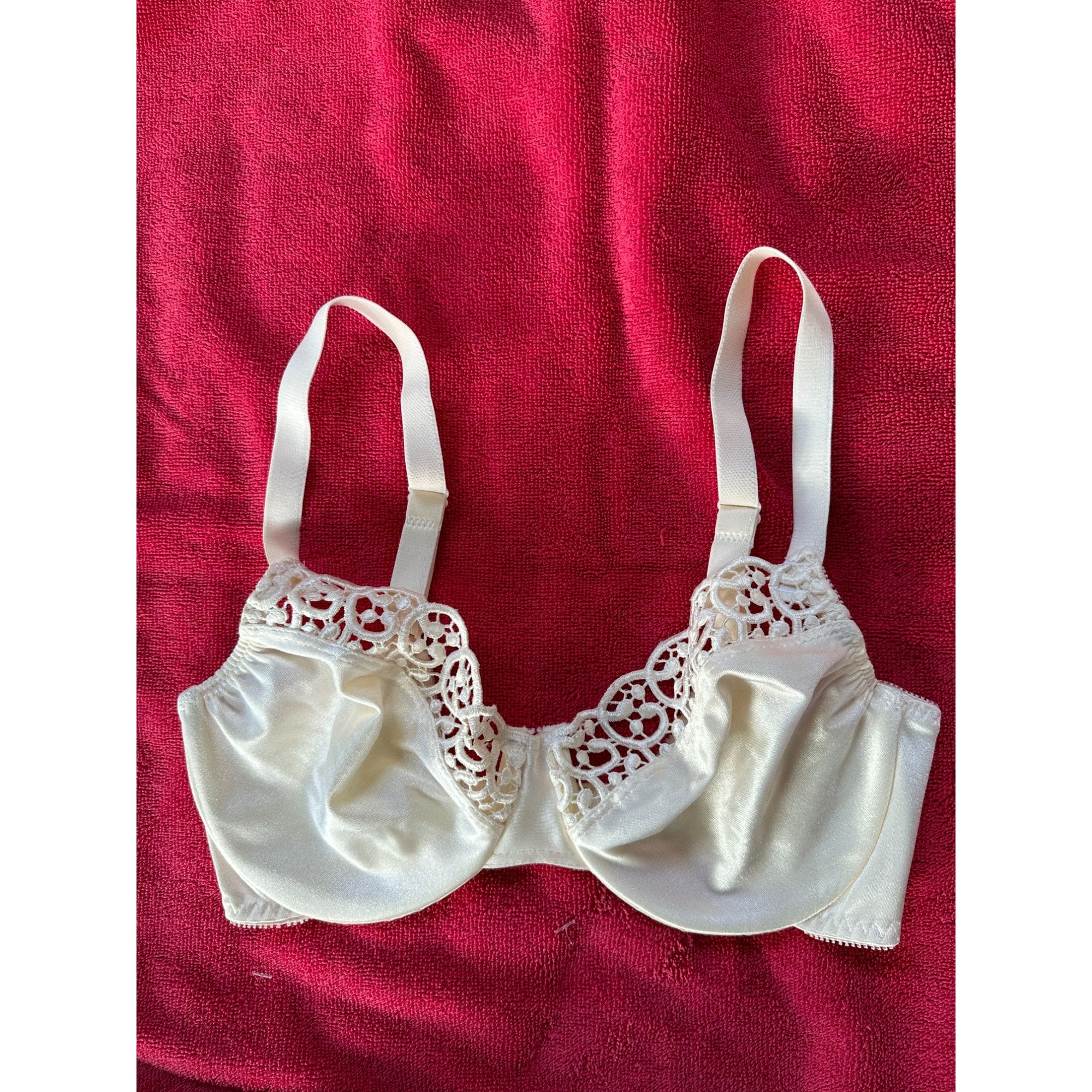 Vintage Dior Ivory Lace Bra, Size 36A 10213 -  Canada