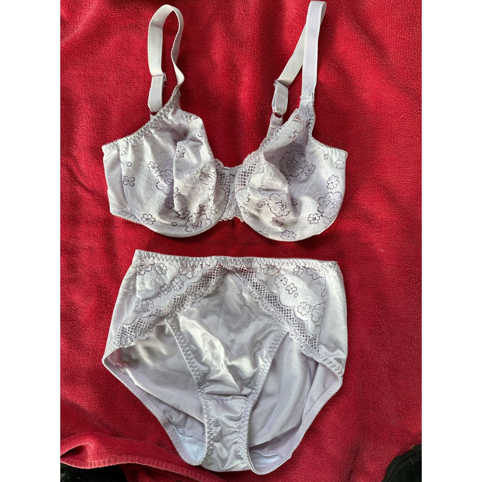 Vintage 1990s Velvet Lingerie Set, Vintage Bra 36B, 90s Bra, Sexy Grunge,  Soft Grunge 1990s Bra and Panties 