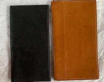 Vintage LEATHER BILLFOLDS Lord Baxter Lot of 2