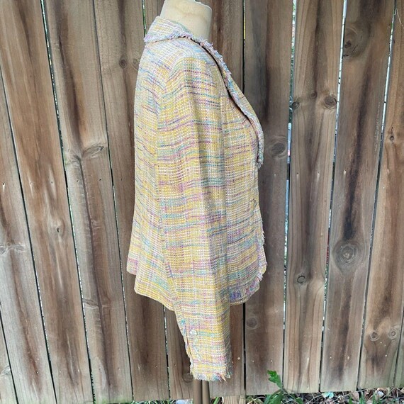 Vintage y2k NEIMAN MARCUS Silk Blend Novelty Twee… - image 7