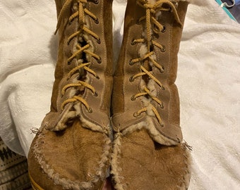 outdoor moccasin boots