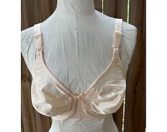 New With Tags Vintage Bali Flower Full Support Underwire Bra Light Beige  38C -  Norway