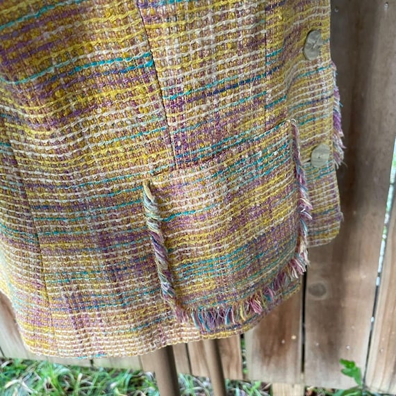 Vintage y2k NEIMAN MARCUS Silk Blend Novelty Twee… - image 3