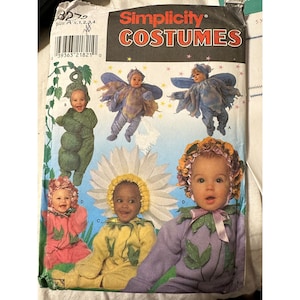 SIMPLICITY COSTUMES  8273 Toddler Fairy Peapod Sunflower Etc Sewing PATTERN