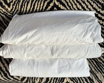 Vintage Percale Flat Sheets Lot Of 3