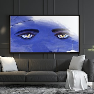The Great Gatsby Canvas Wall Art  - Eyes of God - Instant Download/Printable