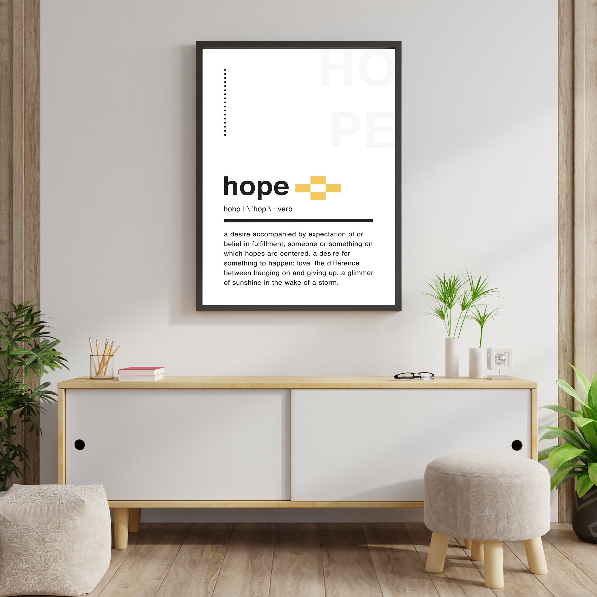 Hope Definition Wall Art/printable Wall Art/hope Definition/hope Wall