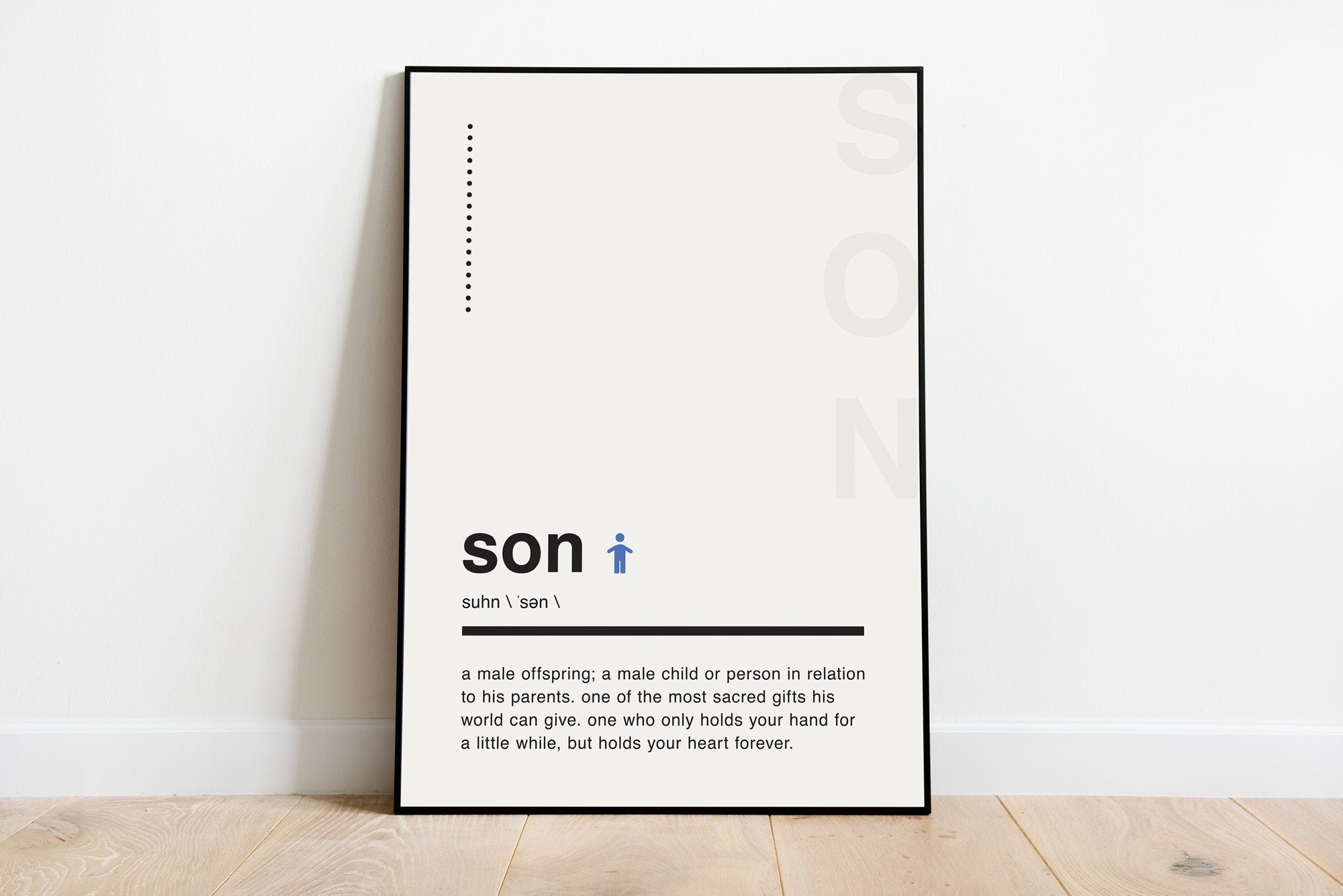 Son Definition Wall Art/Printable Art/Son Definition Poster/Son Quote ...
