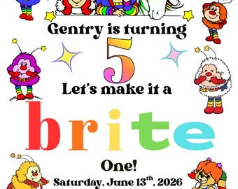 80's Brite Birthday