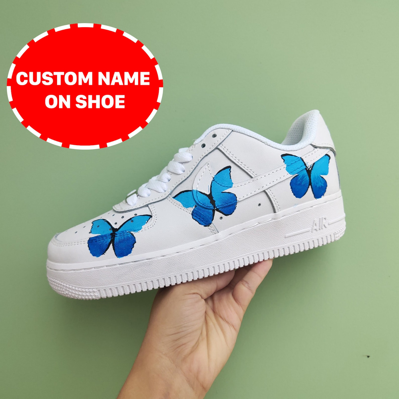 Custom Name On Shoe Custom Text Year On Shoe Air Force 1s Custom Name On Shoe Custom Text Year On Shoe Air Force 1s