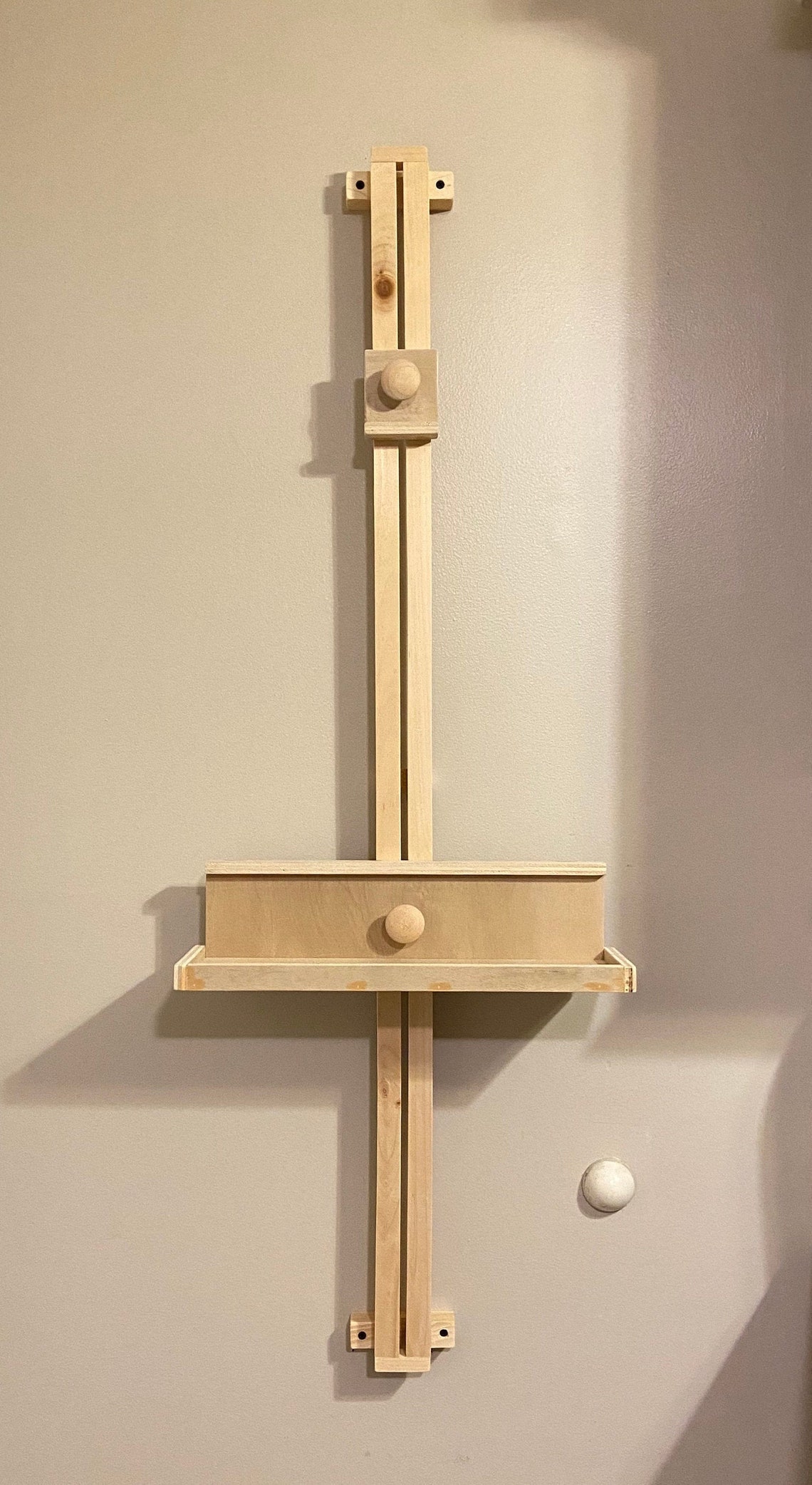 Wall Mounted Artist Easel Wall Easel Painting Easel Artwork Etsy