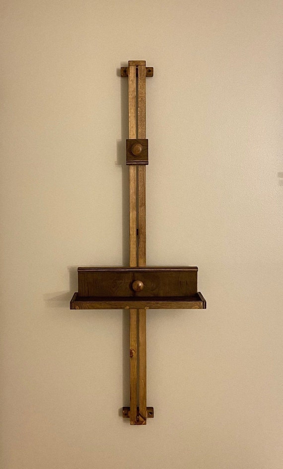 Wall Mounted Artist Easel Wall Easel Painting Easel Artwork Etsy