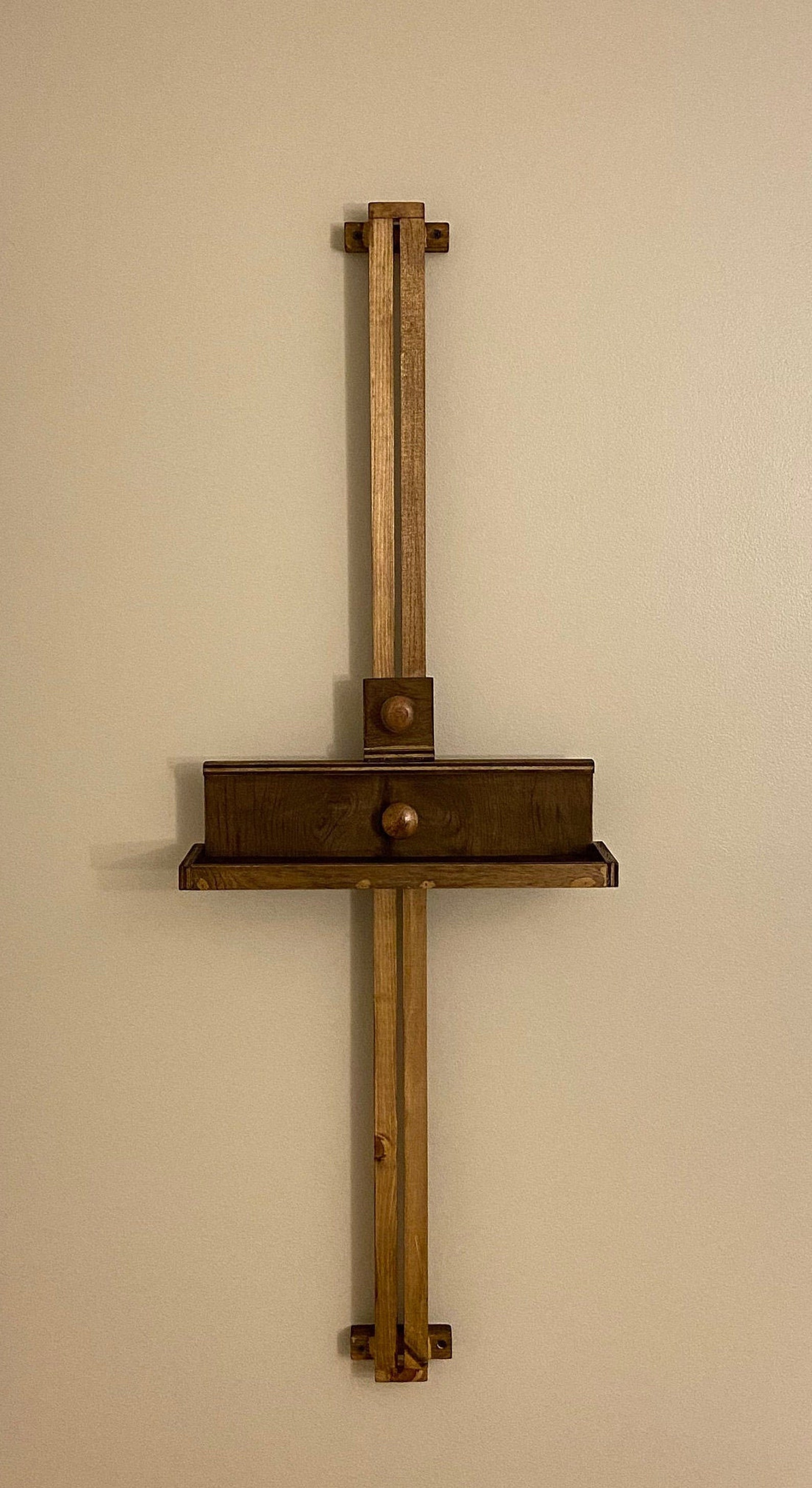 Wall Mounted Artist Easel Wall Easel Painting Easel Artwork Etsy