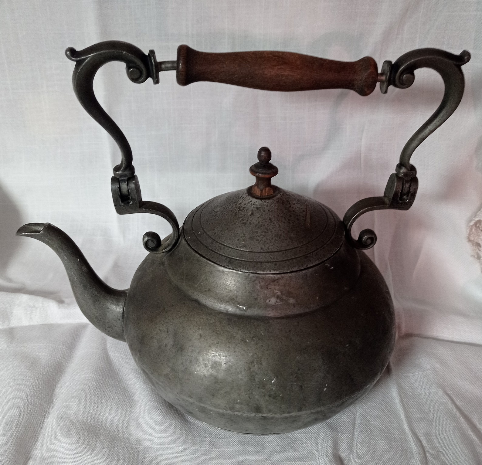 RESERVED Antique Teapot Stamped Block Zinn 1820 Etsy